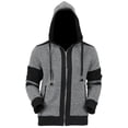 thumbnail image 1 of Ma Croix Mens Slim Fit Jacket Pullover Multi Design Sweater Sweatshirt Hoodies, 1 of 4