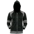 thumbnail image 1 of Ma Croix Mens Slim Fit Jacket Pullover Multi Design Sweater Sweatshirt Hoodies, 1 of 4