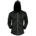 thumbnail image 1 of Ma Croix Mens Slim Fit Jacket Pullover Multi Design Sweater Sweatshirt Hoodies, 1 of 4