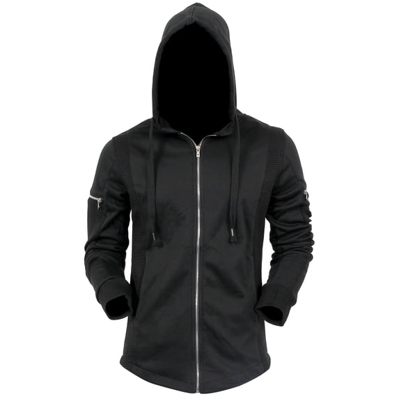 Ma Croix Mens Slim Fit Jacket Pullover Multi Design Sweater Sweatshirt Hoodies