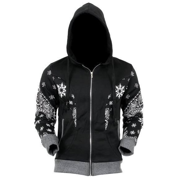 Ma Croix Mens Slim Fit Jacket Pullover Multi Design Sweater Sweatshirt Hoodies