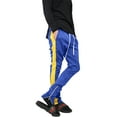 thumbnail image 1 of Ma Croix Mens Stripe Track Pants Skinny Fit Elastic Athletic Training Joggers, 1 of 6
