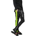 thumbnail image 1 of Ma Croix Mens Stripe Track Pants Skinny Fit Stretch Casual Elastic Athletic Training Slim Joggers, 1 of 6