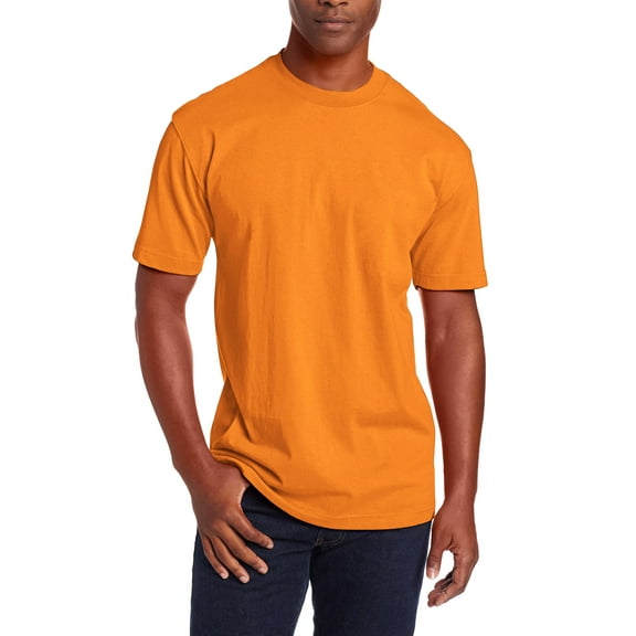 Ma Croix Mens Super Max Heavyweight T Shirts Crew Neck Solid Plain Cotton Tee S-5XL Big and Tall