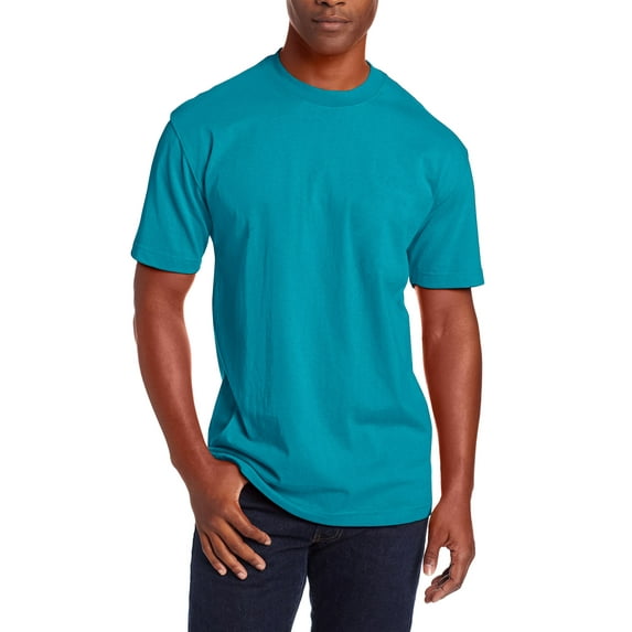 Ma Croix Mens Super Max Heavyweight T Shirts Crew Neck Solid Plain Cotton Tee S-5XL Big and Tall