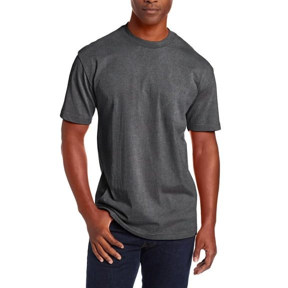 Ma Croix Mens Super Max Heavyweight T Shirts Crew Neck Solid Plain Cotton Tee S-5XL Big and Tall