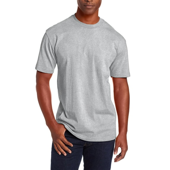 Ma Croix Mens Super Max Heavyweight T Shirts Crew Neck Solid Plain Cotton Tee S-5XL Big and Tall