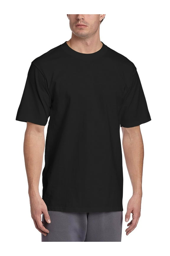 Mens Super Max T Shirt Heavyweight Solid Short Sleeve Tee S-5XL