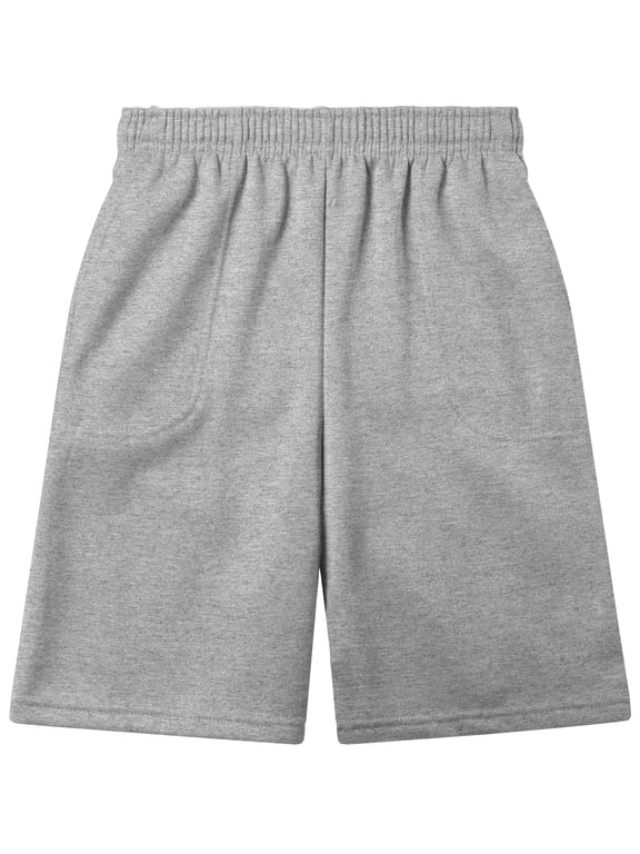 Mens Sweat Shorts Brushed Fleece Lightweight Shorts with Pockets