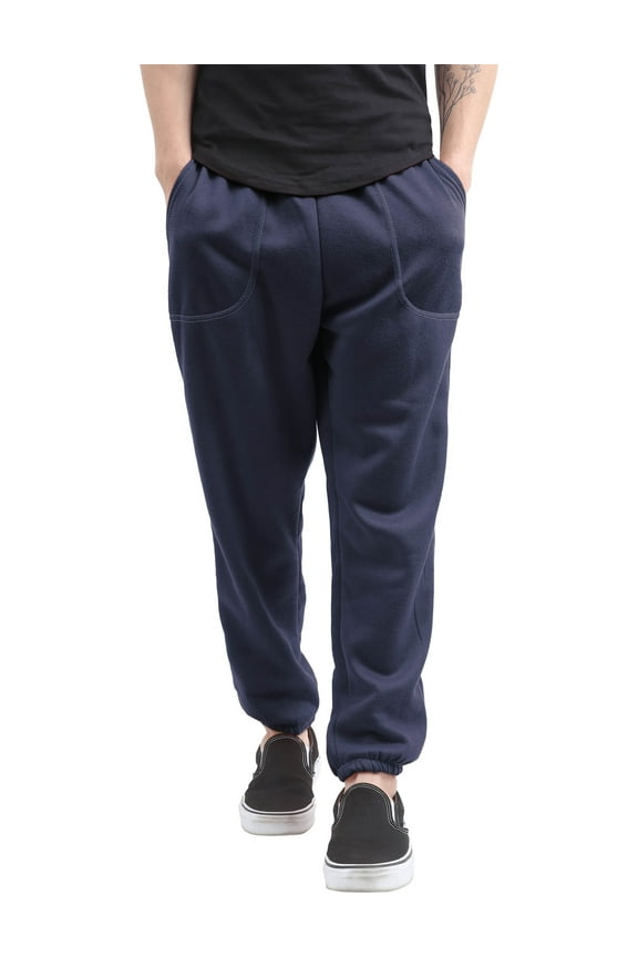 Mens Sweatpants Jogger with Pockets (5X-Large, Navy)