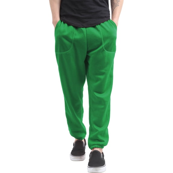 Ma Croix Mens Sweatpants Jogger with Pockets (Small, Kelly Green)
