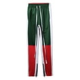 thumbnail image 1 of Ma Croix Mens Track Pants Color Block Three Tone Training Jogger Slim Skinny Fit Active Athletic Casual Sportswear, 1 of 3