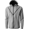 thumbnail image 1 of Ma Croix Mens Tracksuit Zip Up Hoodie Jacket and Jogger Pants Slim Fit Premium Athletic Active Training, 1 of 4