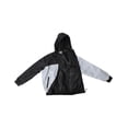 thumbnail image 1 of Ma Croix Mens Two Tone Windbreaker Hooded Jacket Lightweight Slim Fit Casual Hoodie, 1 of 2