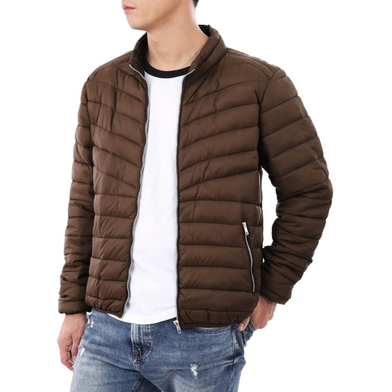Ma Croix Mens Ultra Light Puffer Down Jacket Polyester Padded Packable Winter Jacket