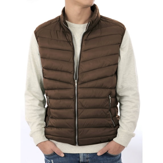 Ma Croix Mens Ultra Light Puffer Down Vest Polyester Padded Packable All Season Vest