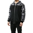 thumbnail image 1 of Ma Croix Mens Windbreaker Jacket Lightweight Slim Fit Zip Up Hoodie, 1 of 8