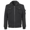 thumbnail image 1 of Ma Croix Mens Winter Military Commander Bomber Jacket with Two Front Pockets, 1 of 8