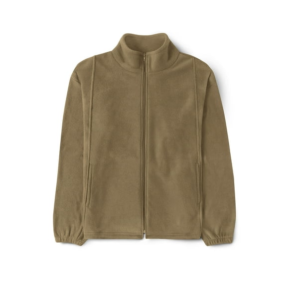 Ma Croix Mens Zip Up Polar Fleece Winter Hunting Camping Quick Dry Split Kangaroo Pocket Jacket