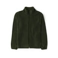 thumbnail image 1 of Ma Croix Mens Zip Up Polar Fleece Winter Hunting Camping Quick Dry Split Kangaroo Pocket Jacket, 1 of 3