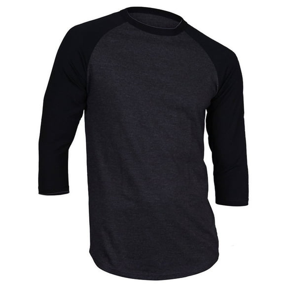 Ma Croix Super Soft Mens 3/4 Sleeve Baseball T Shirt Jersey Fitted Top