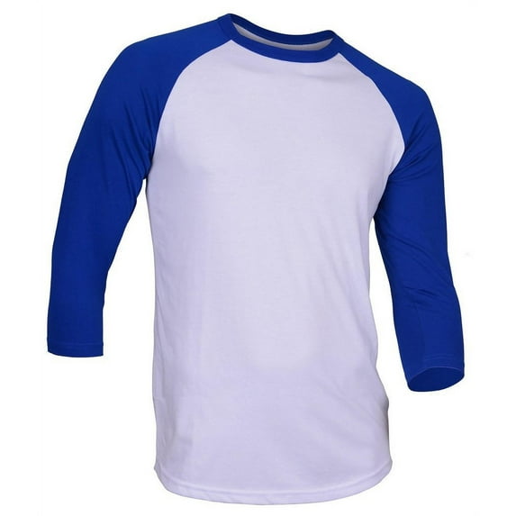 Ma Croix Super Soft Mens 3/4 Sleeve Baseball T Shirt Jersey Fitted Top