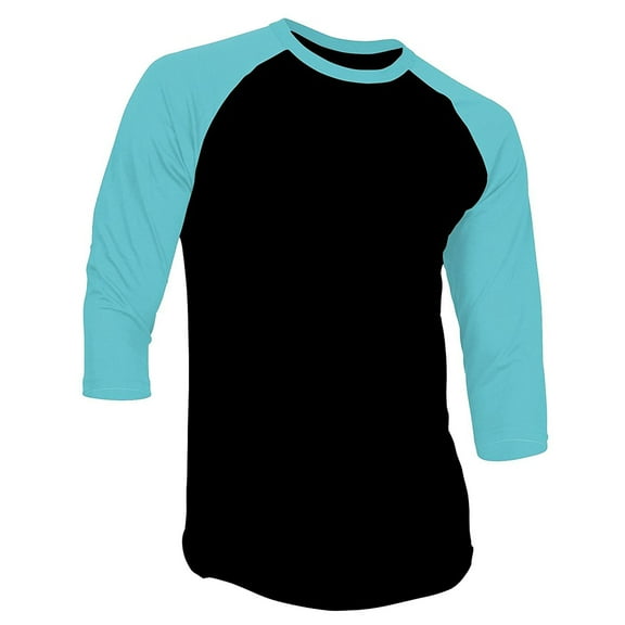 Ma Croix Super Soft Mens 3/4 Sleeve Baseball T Shirt Jersey Fitted Top
