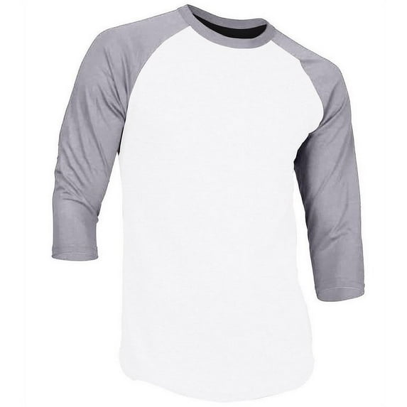 Ma Croix Super Soft Mens 3/4 Sleeve Baseball T Shirt Jersey Fitted Top