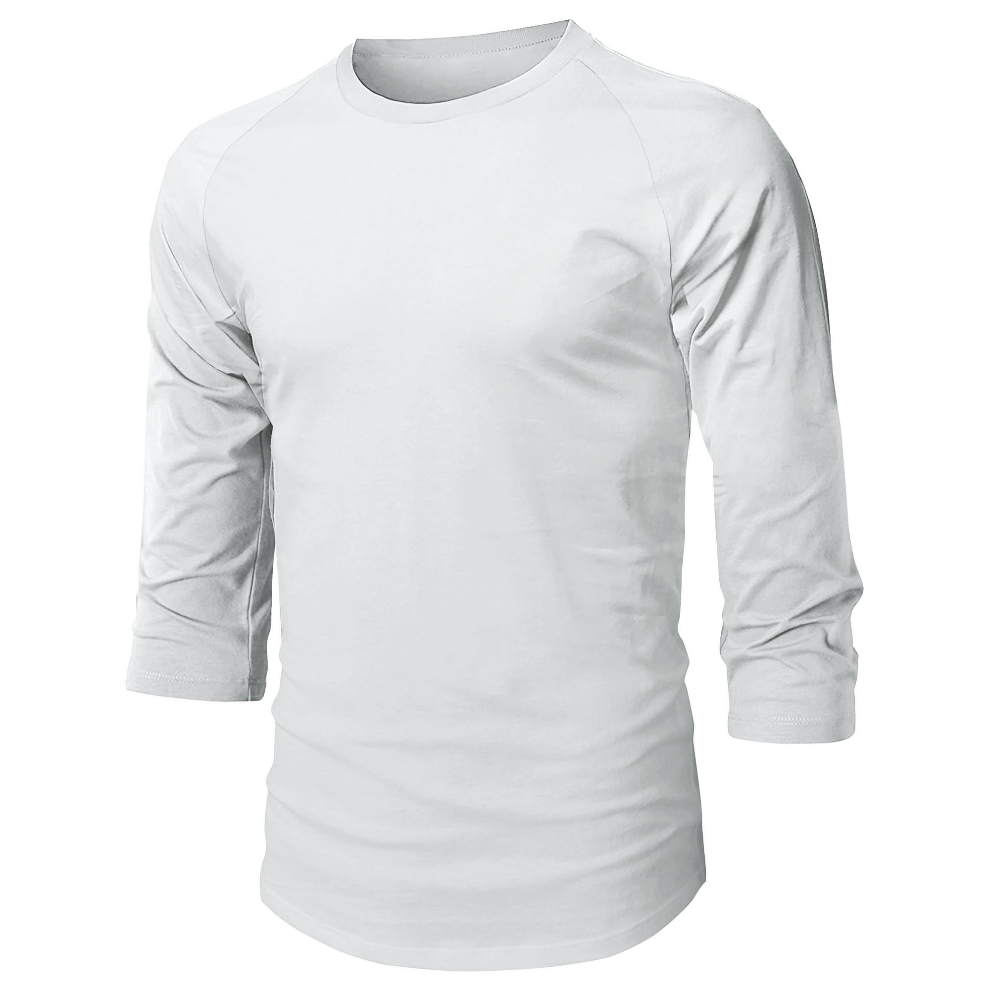 jeg er glad terrasse mangfoldighed Ma Croix Super Soft Mens 3/4 Sleeve Baseball T Shirt Jersey Fitted Top -  Walmart.com