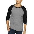thumbnail image 1 of Ma Croix Tri Blend Raglan 3/4 Sleeve Baseball Jersey T-Shirt S-2XL, 1 of 6