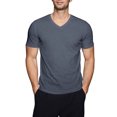 thumbnail image 1 of Ma Croix Tri Blend V-Neck T-Shirt Soft Cotton Muscle Slim Fit S-2XL, 1 of 5