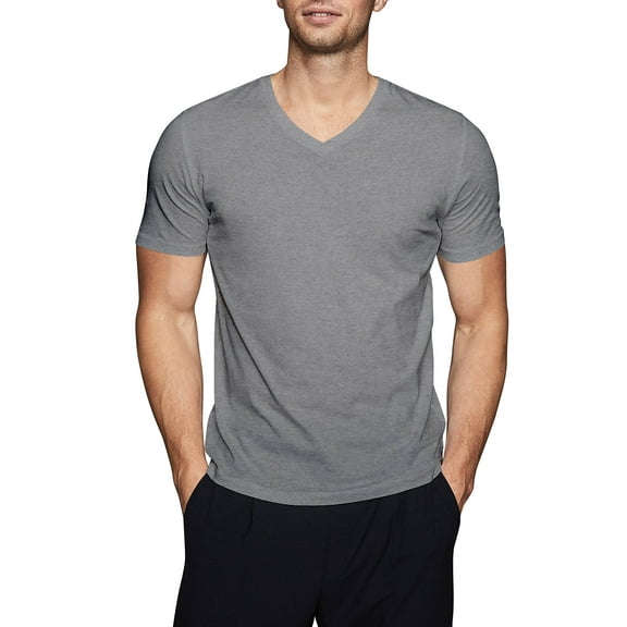 Ma Croix Tri Blend V-Neck T-Shirt Soft Cotton Muscle Slim Fit S-2XL