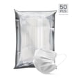 thumbnail image 1 of Ma Croix White Disposable Face Mask 50 pcs 3-Ply with Earloop, 1 of 5