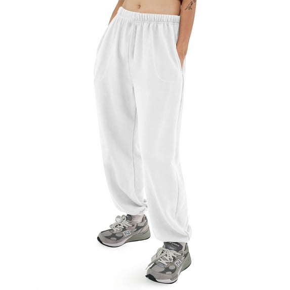 Ma Croix Women Oversized Fit Lounge Jogger Sweatpants with Pocket