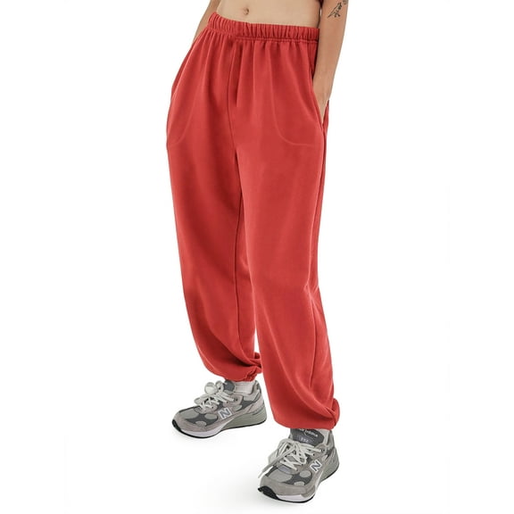 Ma Croix Women Oversized Fit Lounge Jogger Sweatpants with Pocket