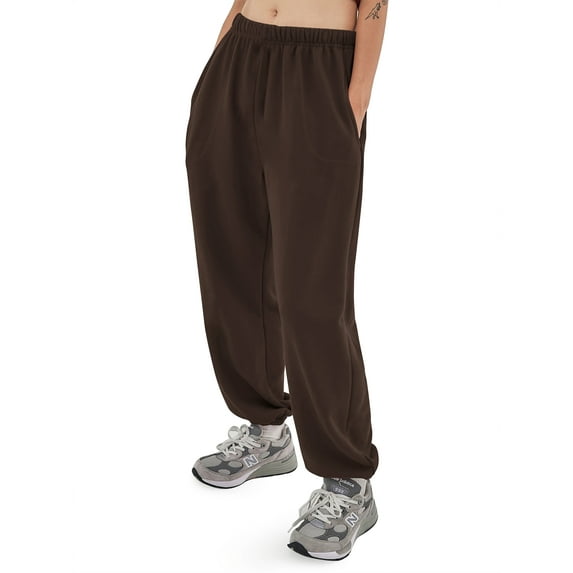 Ma Croix Women Oversized Fit Lounge Jogger Sweatpants with Pocket