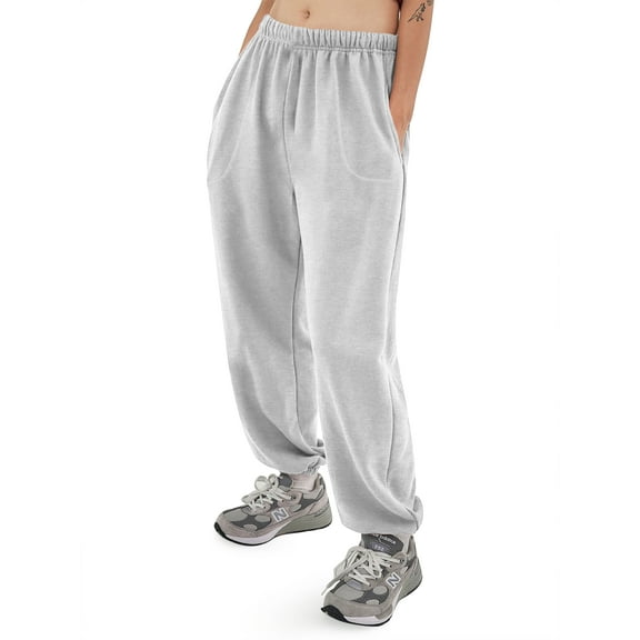 Ma Croix Women Oversized Fit Lounge Jogger Sweatpants with Pocket