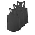 thumbnail image 1 of Ma Croix Women's 3 Pack Racerback Sleeveless Tank Top, 1 of 4