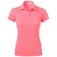 thumbnail image 1 of Ma Croix Women's Casual Slim Fit Polo Shirts, 1 of 4