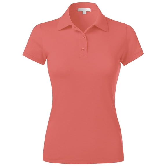 Ma Croix Women's Casual Slim Fit Polo Shirts