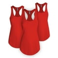 thumbnail image 1 of Ma Croix Women's Cotton Racerback Sleeveless Casual Tank Top 3-Pack, 1 of 7