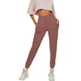 thumbnail image 1 of Ma Croix Women's French Terry Lightweight Joggers with Pockets, 1 of 5