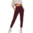 thumbnail image 1 of Ma Croix Women's French Terry Lightweight Joggers with Pockets, 1 of 5