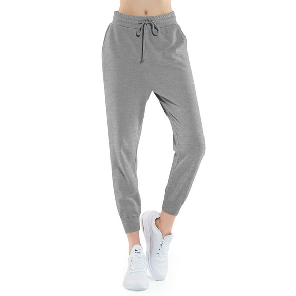Ma Croix Women's French Terry Lightweight Sweatpants with Pockets