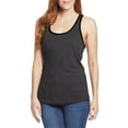 thumbnail image 1 of Ma Croix Women's Racer Back Sleeveless Tee Shirts with Contrast Binding Slassic Workour Tank Top, 1 of 3