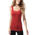 thumbnail image 1 of Ma Croix Womens Athletic Racerback Stone Washed Yoga Tank Top, 1 of 4