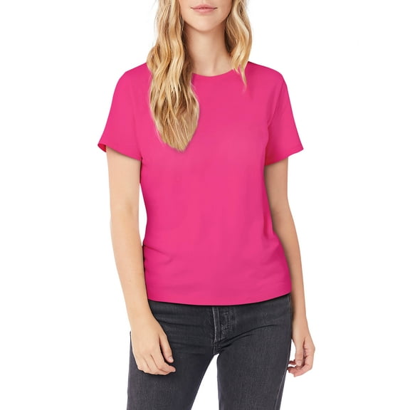 Ma Croix Womens Casual Basic Crew Neck T-Shirts