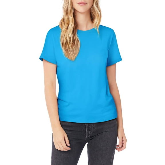 Ma Croix Womens Casual Basic Crew Neck T-Shirts