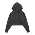 thumbnail image 1 of Ma Croix Womens Cropped Hoodie Casual Pullover Sweatshirt, 1 of 7
