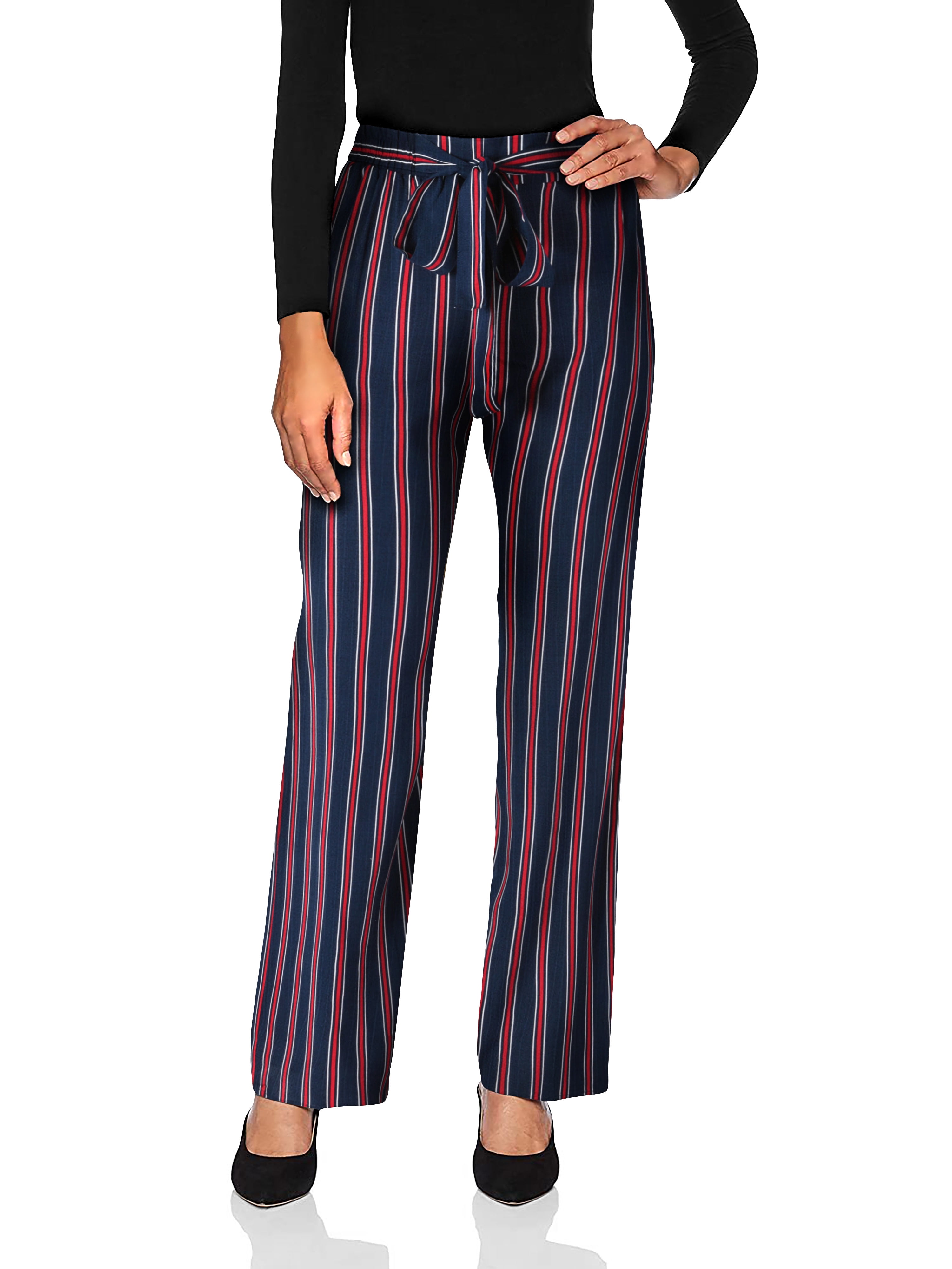 Ma Croix Womens Fashion Palazzo Stripe Pants Walmart
